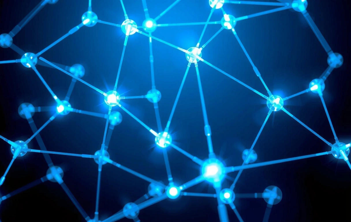 Abstract data network visualization